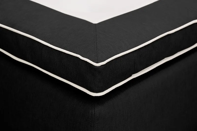 Hilton Plus Komplet sengepakke med opbevaring 90x200 cm - Antracit - Møbler - Senge - Kontinentalsenge