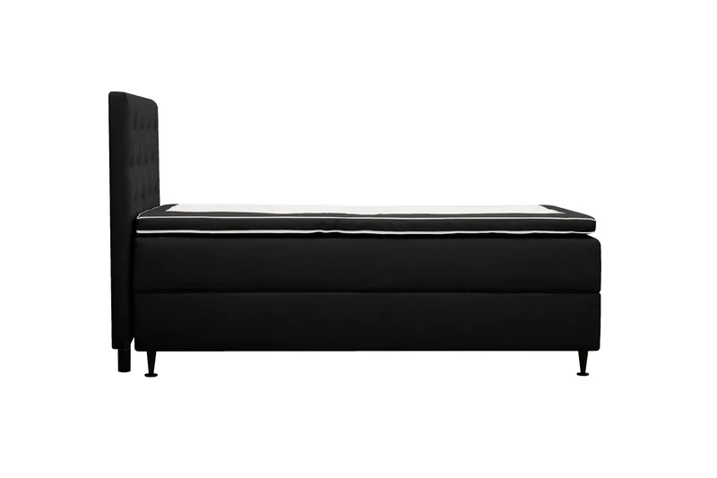 Hilton Plus Komplet sengepakke med opbevaring 90x200 cm - Antracit - Møbler - Senge - Kontinentalsenge