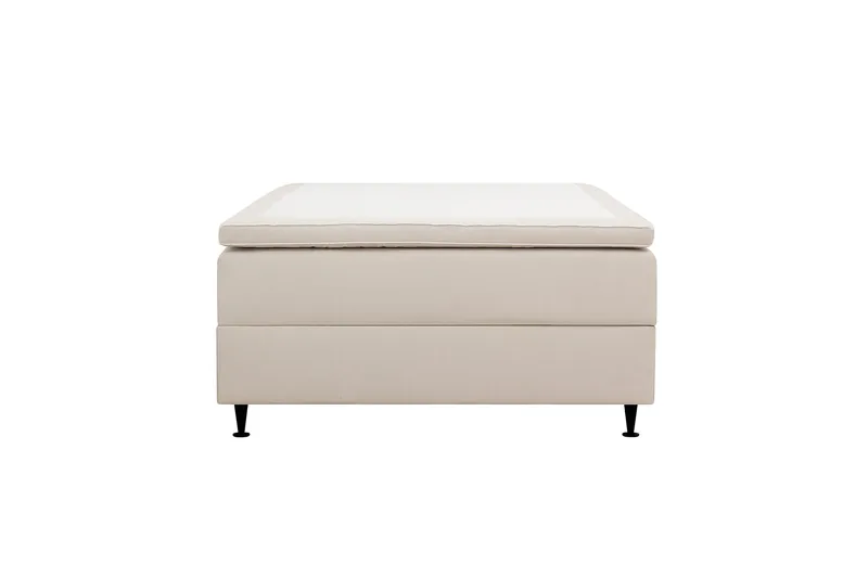 Hilton Plus Kontinentalseng med opbevaring 120x200 cm, Lys beige