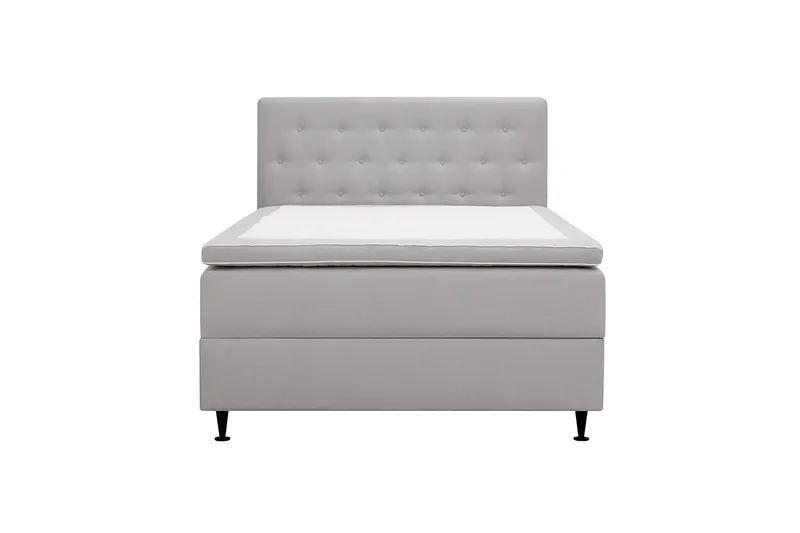 Hilton Plus Kontinentalseng med opbevaring 140x200 cm - Grå - Møbler - Senge - Kontinentalsenge