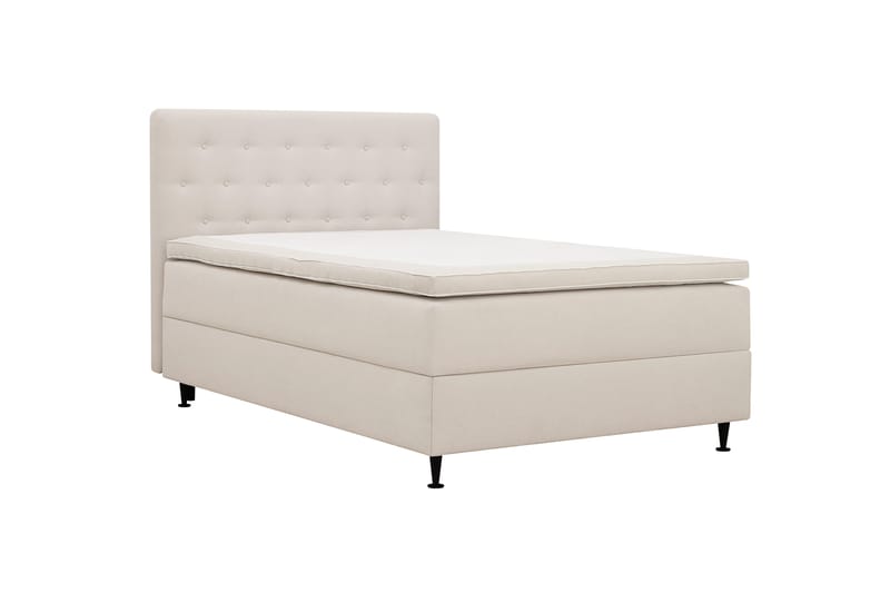 Hilton Plus Komplet sengepakke med opbevaring 140x200 cm - Lys beige - Møbler - Senge - Kontinentalsenge