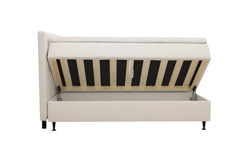 Hilton Plus Komplet sengepakke med opbevaring 180x200 cm - Lys beige - Møbler - Senge - Kontinentalsenge
