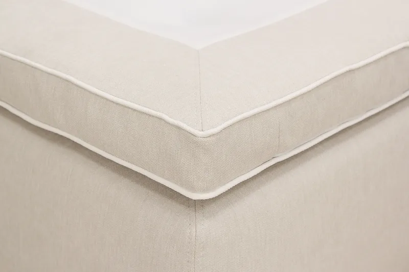 Hilton Plus Kontinentalseng med opbevaring 140x200 cm - Lys beige - Møbler - Senge - Kontinentalsenge