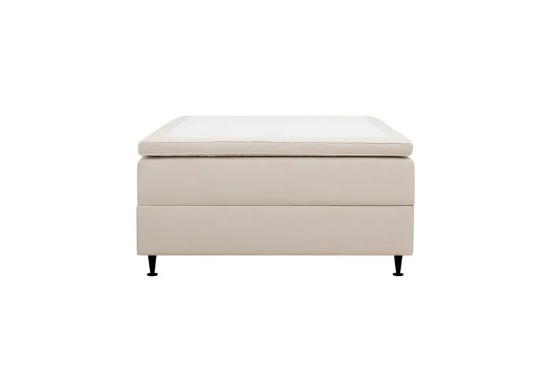 Hilton Plus Kontinentalseng med opbevaring 140x200 cm, Lys beige