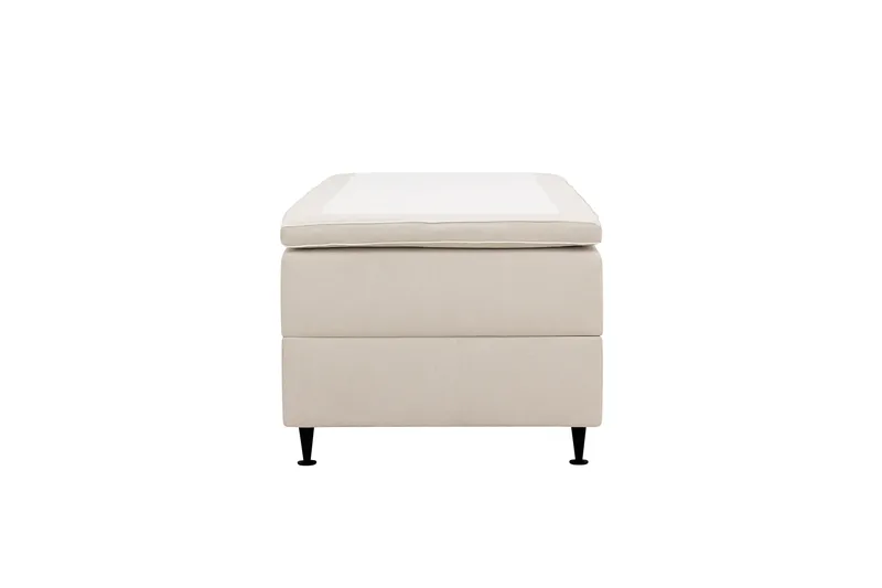 Hilton Plus Kontinentalseng med opbevaring 90x200 cm, Lys beige