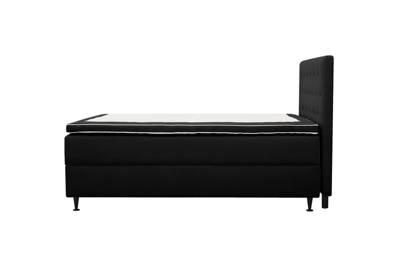 Hilton Plus Komplet sengepakke med opbevaring 120x200 cm - Antracit - Møbler - Senge - Kontinentalsenge