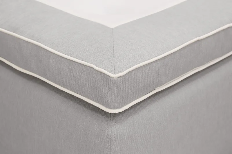 Hilton Plus Komplet sengepakke med opbevaring 120x200 cm - Grå - Møbler - Senge - Kontinentalsenge