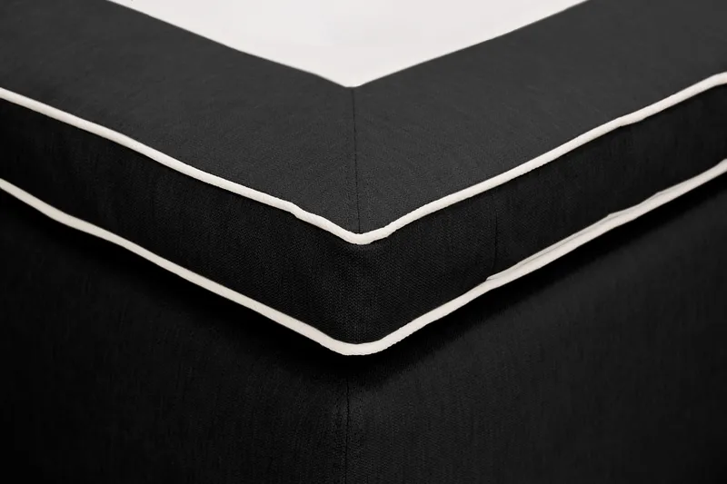 Hilton Plus Kontinentalseng med opbevaring 120x200 cm - Antracit - Møbler - Senge - Kontinentalsenge