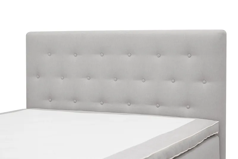 Hilton Plus Kontinentalseng med opbevaring 120x200 cm - Grå - Møbler - Senge - Kontinentalsenge