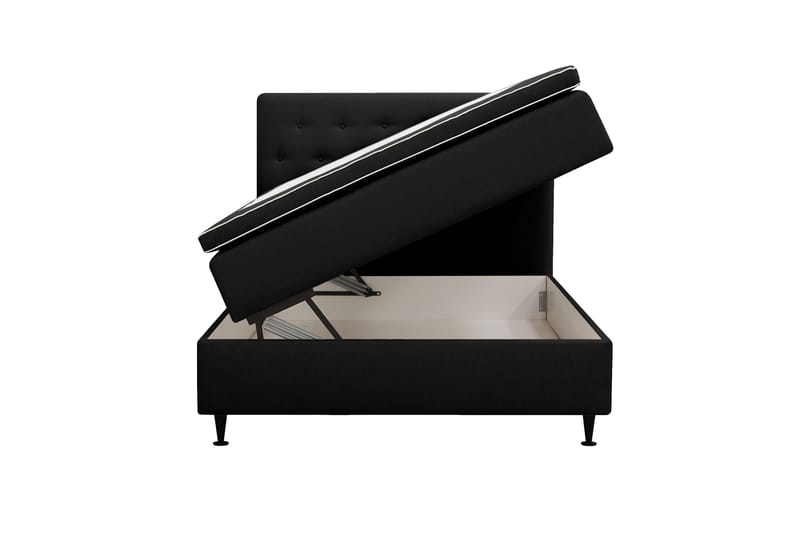 Hilton Plus Kontinentalseng med opbevaring 140x200 cm - Antracit - Møbler - Senge - Kontinentalsenge