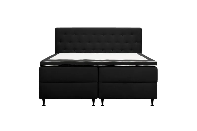 Hilton Plus Komplet sengepakke med opbevaring 180x200 cm - Antracit - Møbler - Senge - Kontinentalsenge