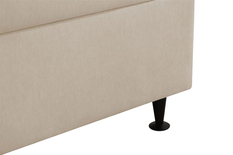 Hilton Plus Komplet sengepakke med opbevaring 90x200 cm - Beige - Møbler - Senge - Kontinentalsenge