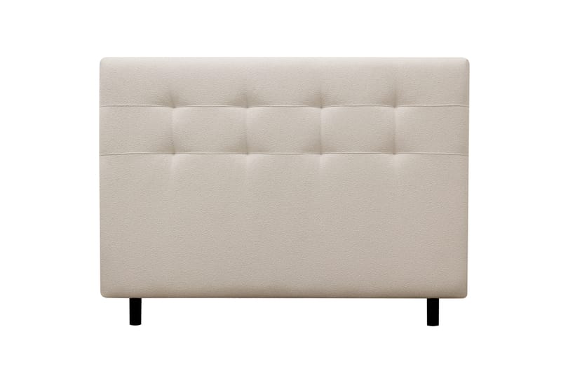 Hilton Premium Komplet Sengepakke 180x200 cm Kontinentalseng med Sengegavl - Beige Bouclé - Møbler - Senge - Kontinentalsenge