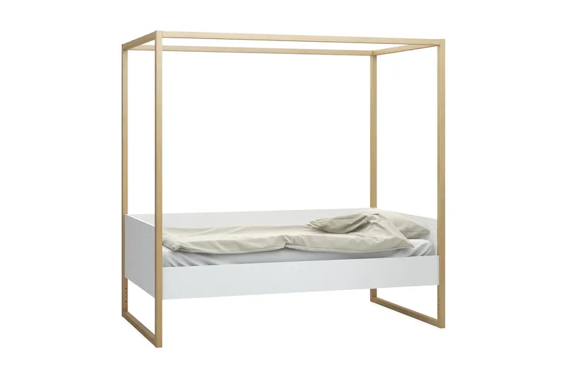 4You Seng 90x200 cm Hvid/Træ/Natur, VOX