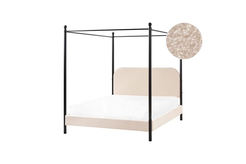 Himmelseng Dannemois - Beige, sort, 140x200 cm - Møbler - Senge - Himmelseng