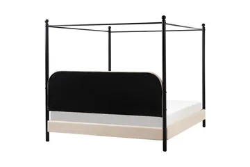 Himmelseng Dannemois - Beige, sort, 180x200 cm - Møbler - Senge - Himmelseng