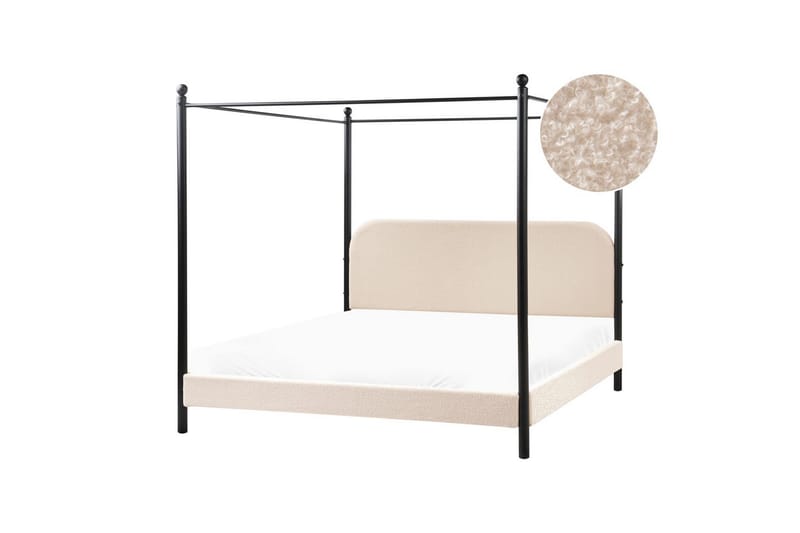 Himmelseng Dannemois - Beige, sort, 180x200 cm - Møbler - Senge - Himmelseng