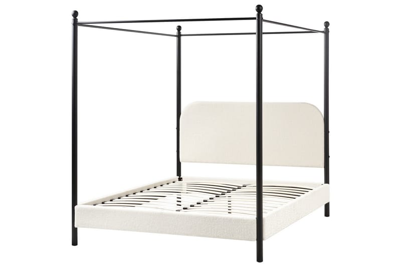 Himmelseng Dannemois, Hvid, Sort, 140x200 cm