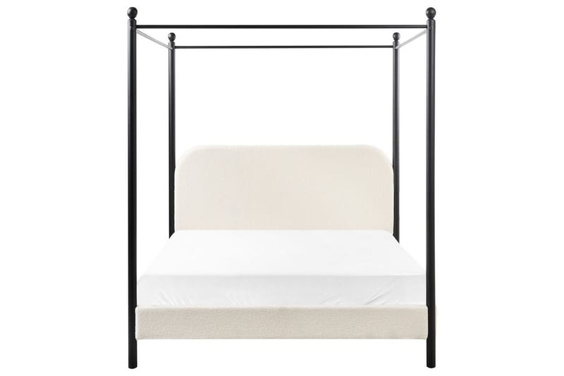 Himmelseng Dannemois - Hvid, Sort, 140x200 cm - Møbler - Senge - Himmelseng