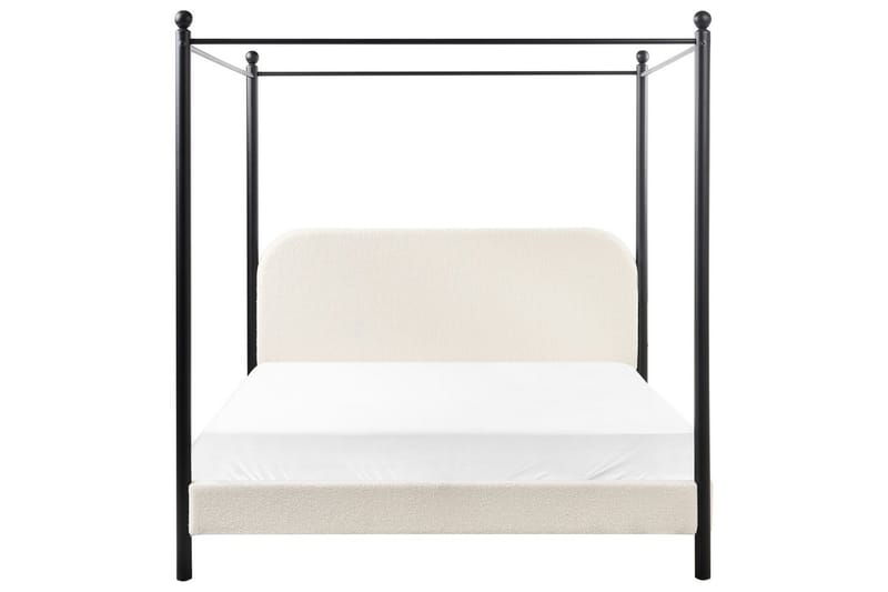 Himmelseng Dannemois - Hvid, Sort, 160x200 cm - Møbler - Senge - Himmelseng