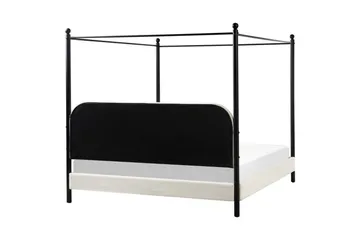 Himmelseng Dannemois - Hvid, Sort, 180x200 cm - Møbler - Senge - Himmelseng