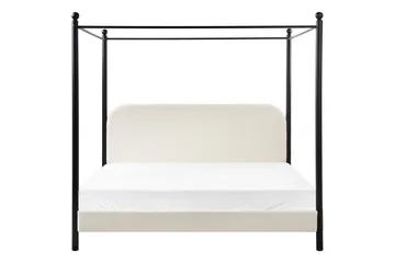 Himmelseng Dannemois - Hvid, Sort, 180x200 cm - Møbler - Senge - Himmelseng