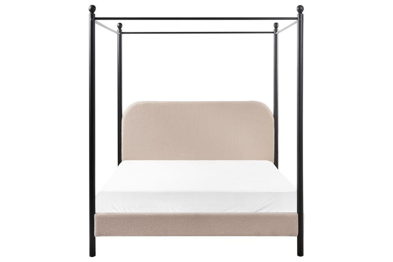 Himmelseng Dannemois - Taupe, sort, 140x200 cm - Møbler - Senge - Himmelseng