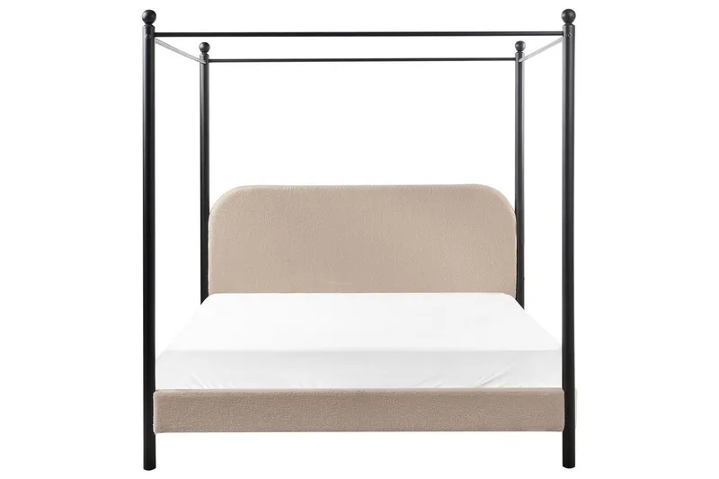 Himmelseng Dannemois - Taupe, sort, 160x200 cm - Møbler - Senge - Himmelseng