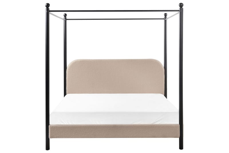 Himmelseng Dannemois - Taupe, sort, 160x200 cm - Møbler - Senge - Himmelseng