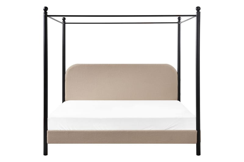 Himmelseng Dannemois - Taupe, sort, 180x200 cm - Møbler - Senge - Himmelseng