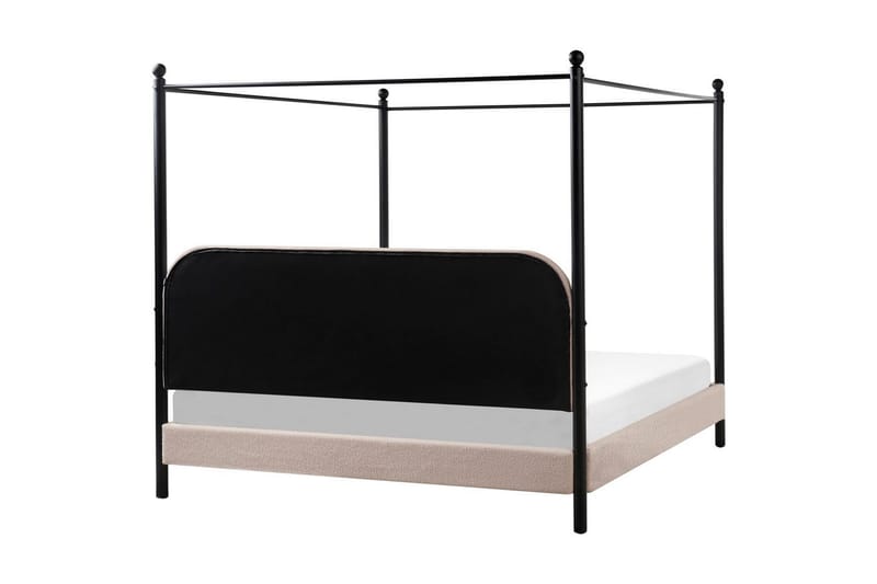 Himmelseng Dannemois - Taupe, sort, 180x200 cm - Møbler - Senge - Himmelseng