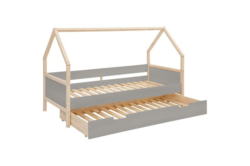 Himmelseng Loft24 Himmelseng Square Line Grå - Møbler - Senge - Himmelseng