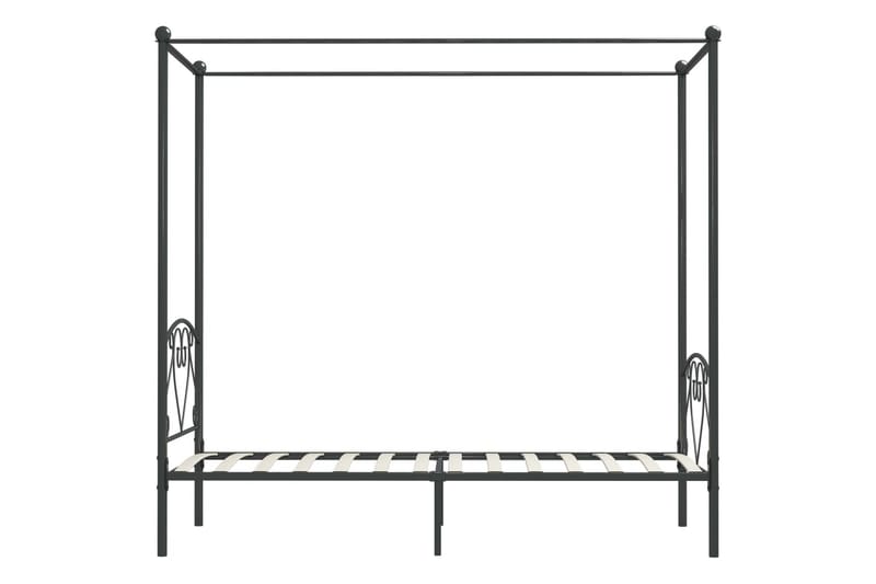 Sengestel Til Himmelseng 100 X 200 Cm Metal Grå - Grå - Himmelseng