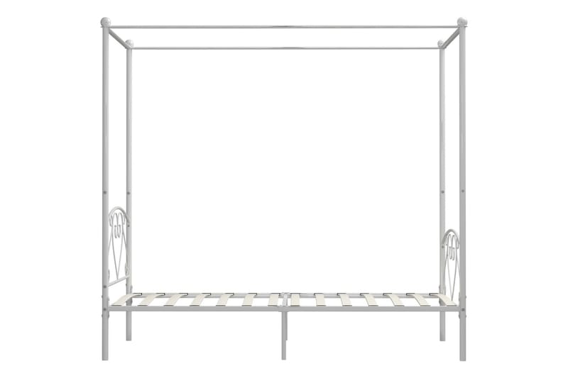 Sengestel Til Himmelseng 90 X 200 Cm Metal Hvid - Hvid - Møbler - Senge - Himmelseng