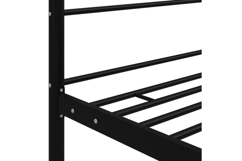 sengestel til himmelseng 90x200 cm metal sort - Sort - Møbler - Senge - Himmelseng
