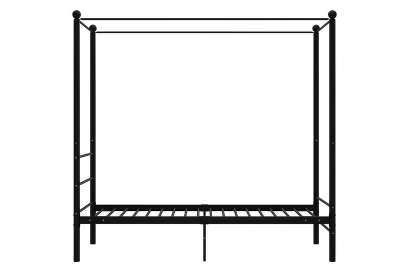 sengestel til himmelseng 90x200 cm metal sort - Sort - Møbler - Senge - Himmelseng