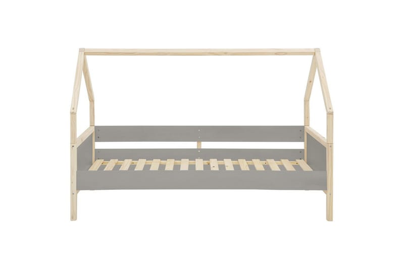 Himmelseng Square Line Grå, 205x96x133 cm - Grå, 205x96x133 cm - Møbler - Senge - Himmelseng