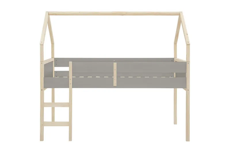 Himmelseng Square Line Grå, 205x96x184 cm - Grå, 205x96x184 cm - Møbler - Senge - Himmelseng