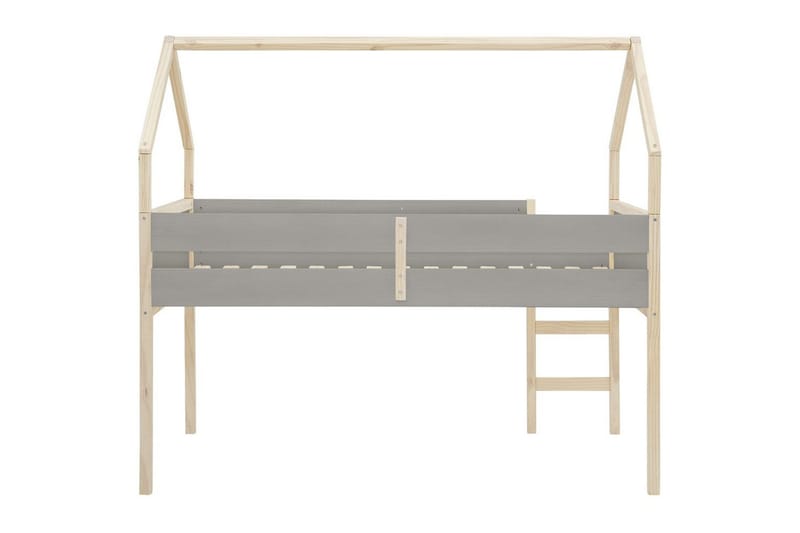 Himmelseng Square Line Grå, 205x96x184 cm - Grå, 205x96x184 cm - Møbler - Senge - Himmelseng