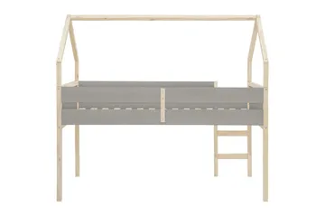 Himmelseng Square Line Grå, 205x96x184 cm - Grå, 205x96x184 cm - Møbler - Senge - Himmelseng