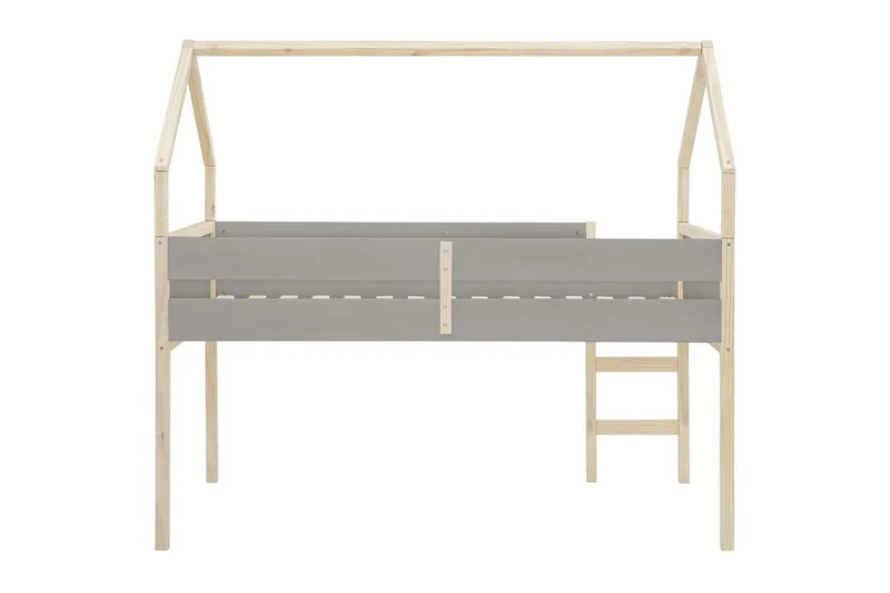 Himmelseng Square Line Grå, 205x96x184 cm - Grå, 205x96x184 cm - Møbler - Senge - Himmelseng