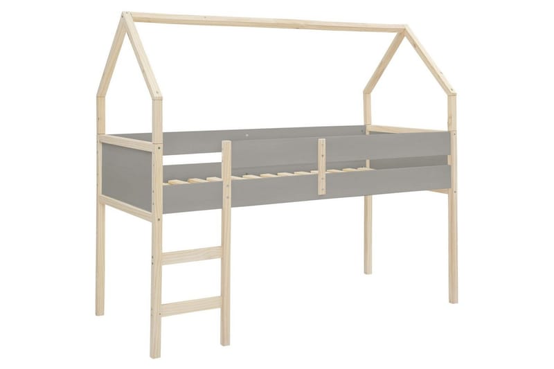 Himmelseng Square Line Grå, 205x96x184 cm - Grå, 205x96x184 cm - Møbler - Senge - Himmelseng