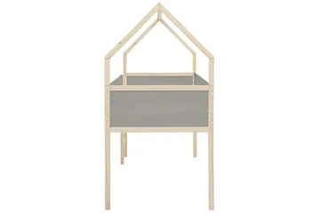 Himmelseng Square Line Grå, 205x96x184 cm - Grå, 205x96x184 cm - Møbler - Senge - Himmelseng