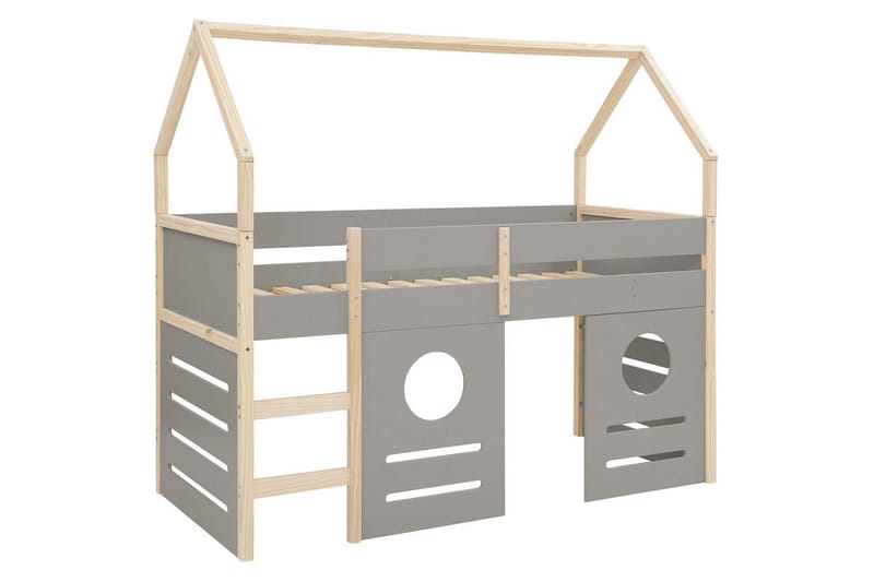 Himmelseng Square Line med Panel Grå, Grå