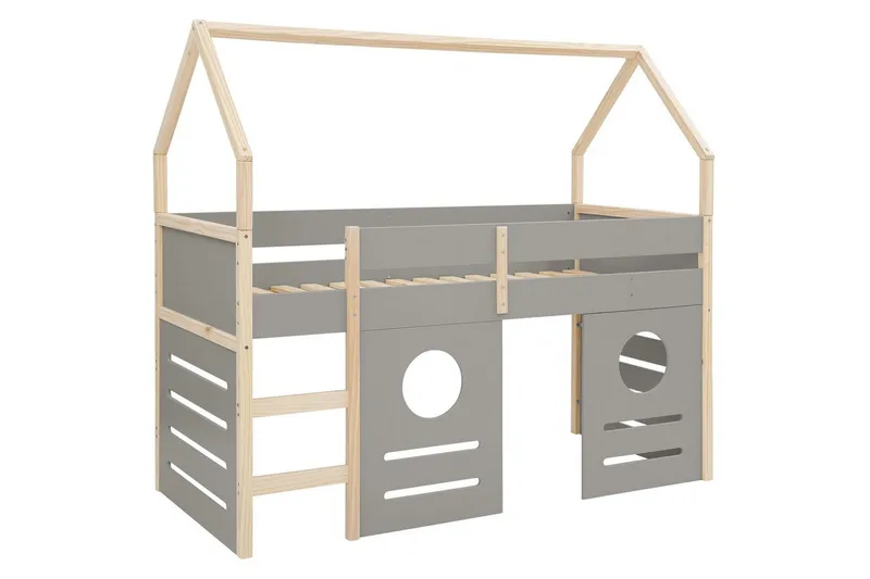 Himmelseng Square Line med Panel Grå, Grå