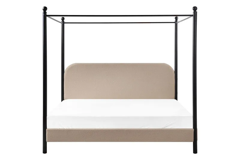 Himmelssäng Beige, Black 180x200 - Møbler - Senge - Himmelseng