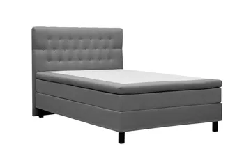 HVILA Classic komplet sengepakke 140x200 cm, kontinentalseng med diamantmønstret sengegavl - Grå - Møbler - Senge - Komplet sengepakke