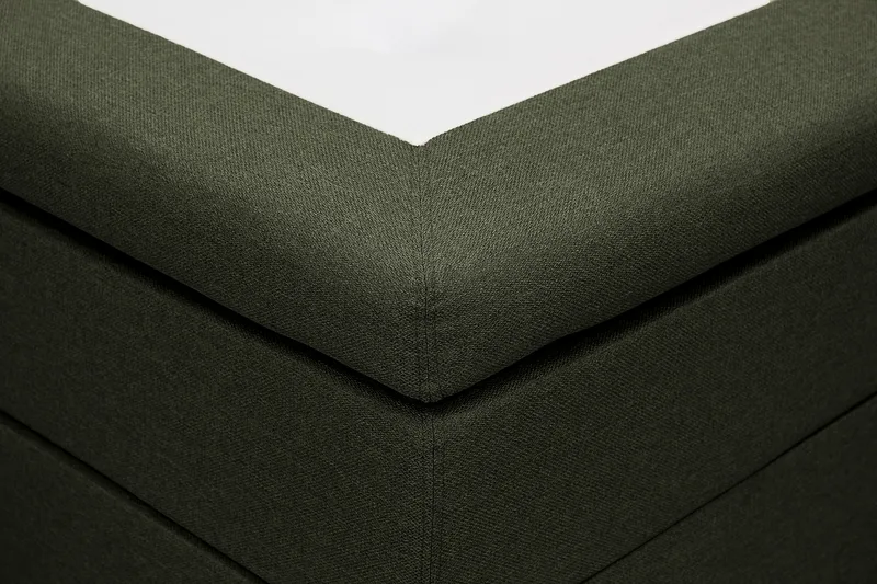 HVILA Classic komplet sengepakke 140x200 cm, kontinentalseng med diamantmønstret sengegavl - Grøn - Møbler - Senge - Komplet sengepakke