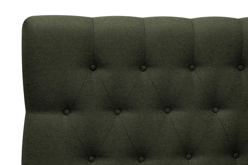 HVILA Classic komplet sengepakke 140x200 cm, kontinentalseng med diamantmønstret sengegavl - Grøn - Møbler - Senge - Komplet sengepakke
