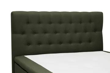 HVILA Classic komplet sengepakke 140x200 cm, kontinentalseng med diamantmønstret sengegavl - Grøn - Møbler - Senge - Komplet sengepakke